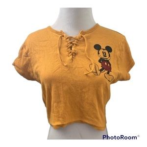 VINTAGE Disney Mickey crop top